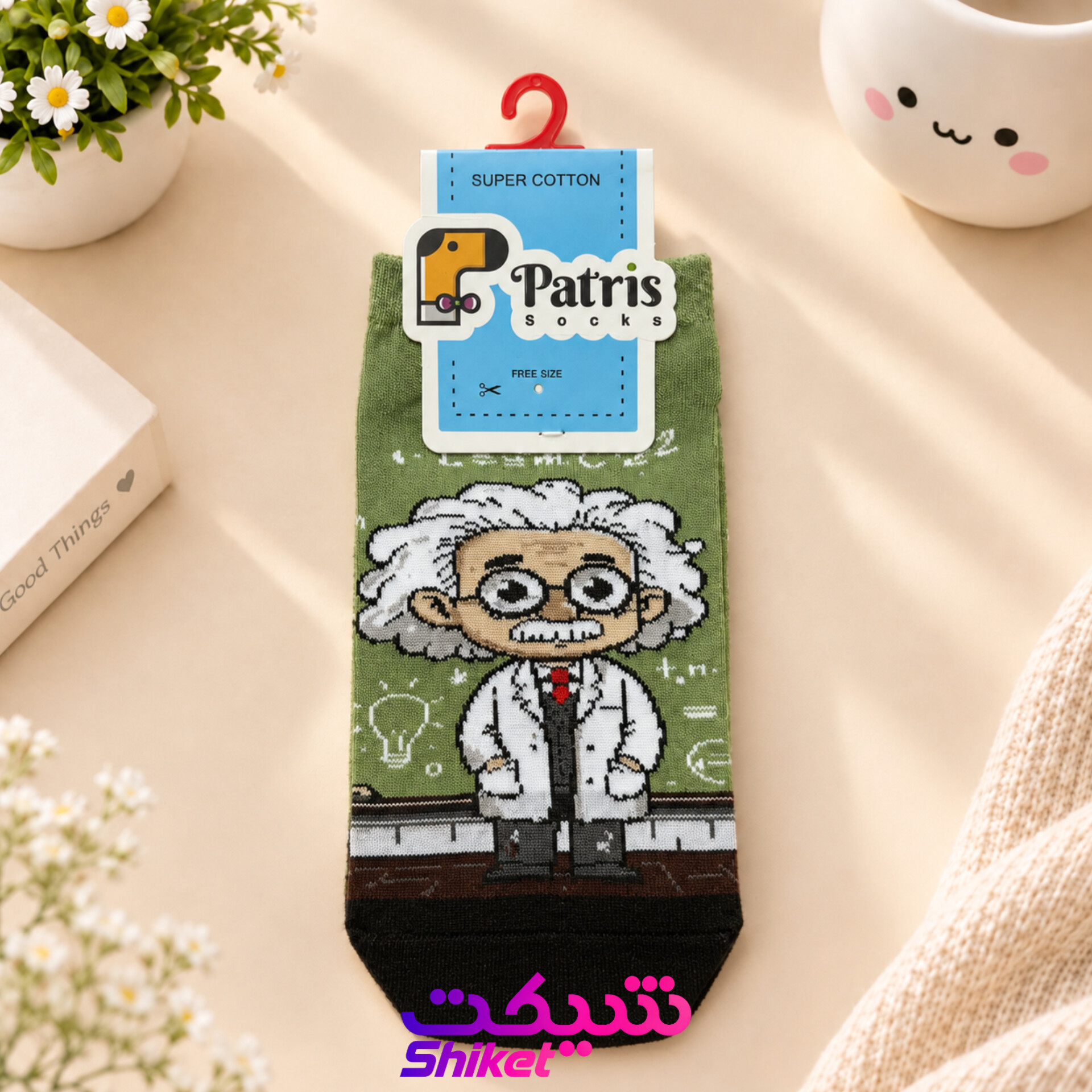 جوراب مچی نانو پاتریس طرح انیشتن