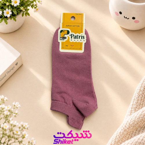 جوراب مچی نانو پاتریس طرح کالباسی ساده