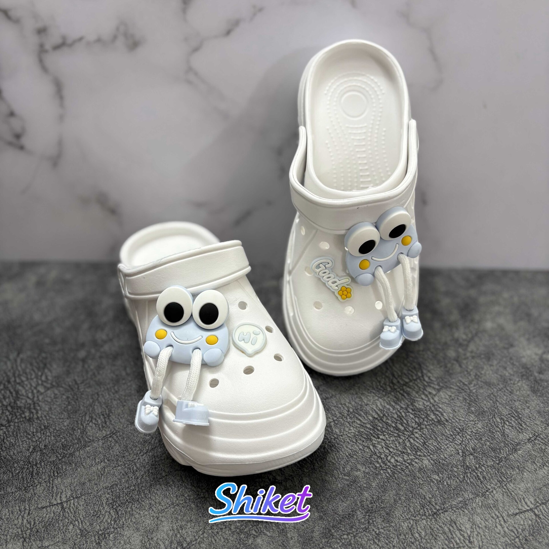  کراکس زنانه عروسکی مدل Good Face (رنگ سفید) 