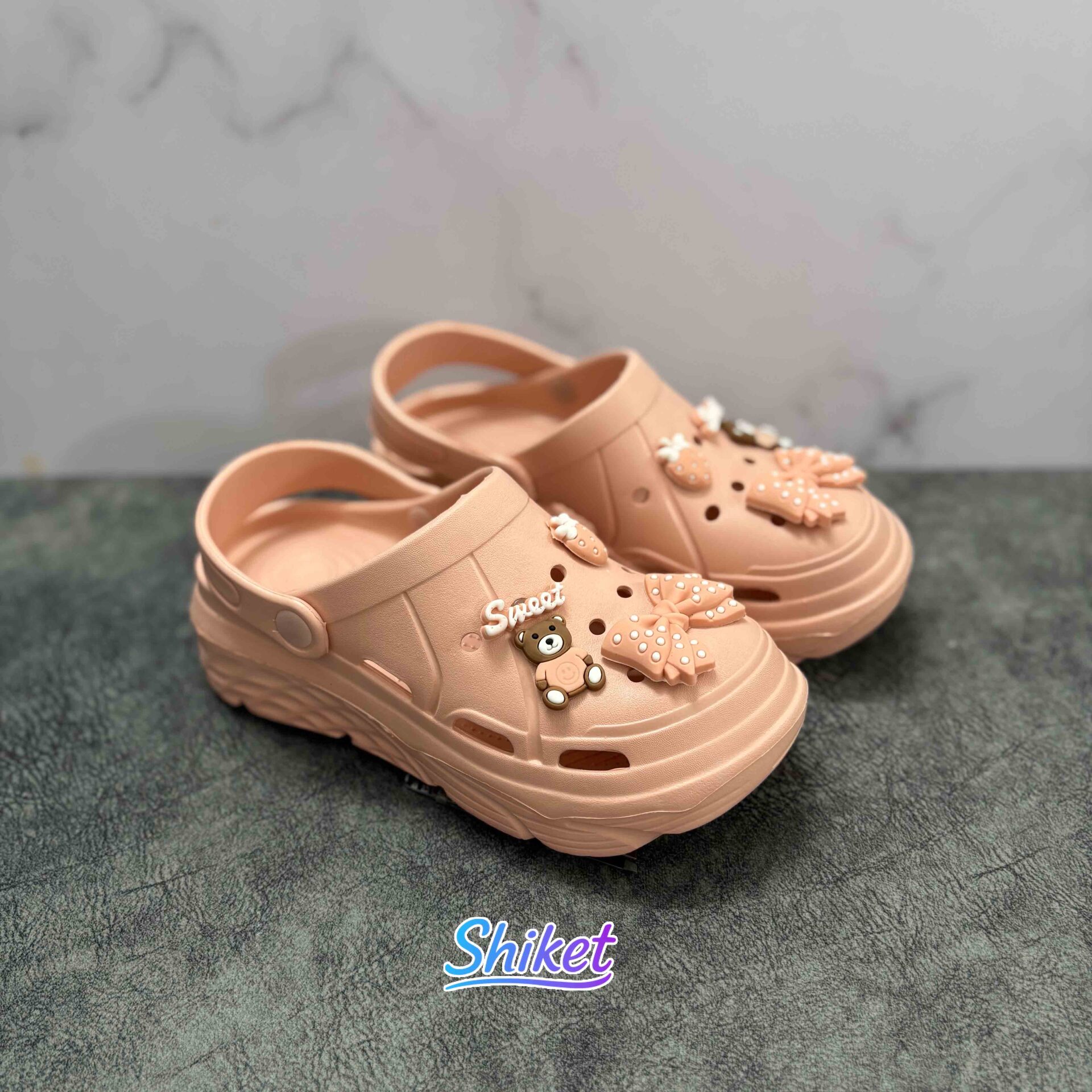  کراکس زنانه عروسکی مدل Sweet Bear (رنگ کالباسی) 