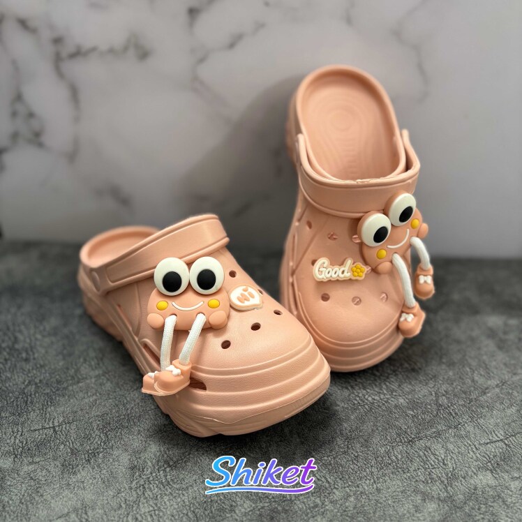 کراکس زنانه عروسکی مدل Good Face (رنگ کالباسی)