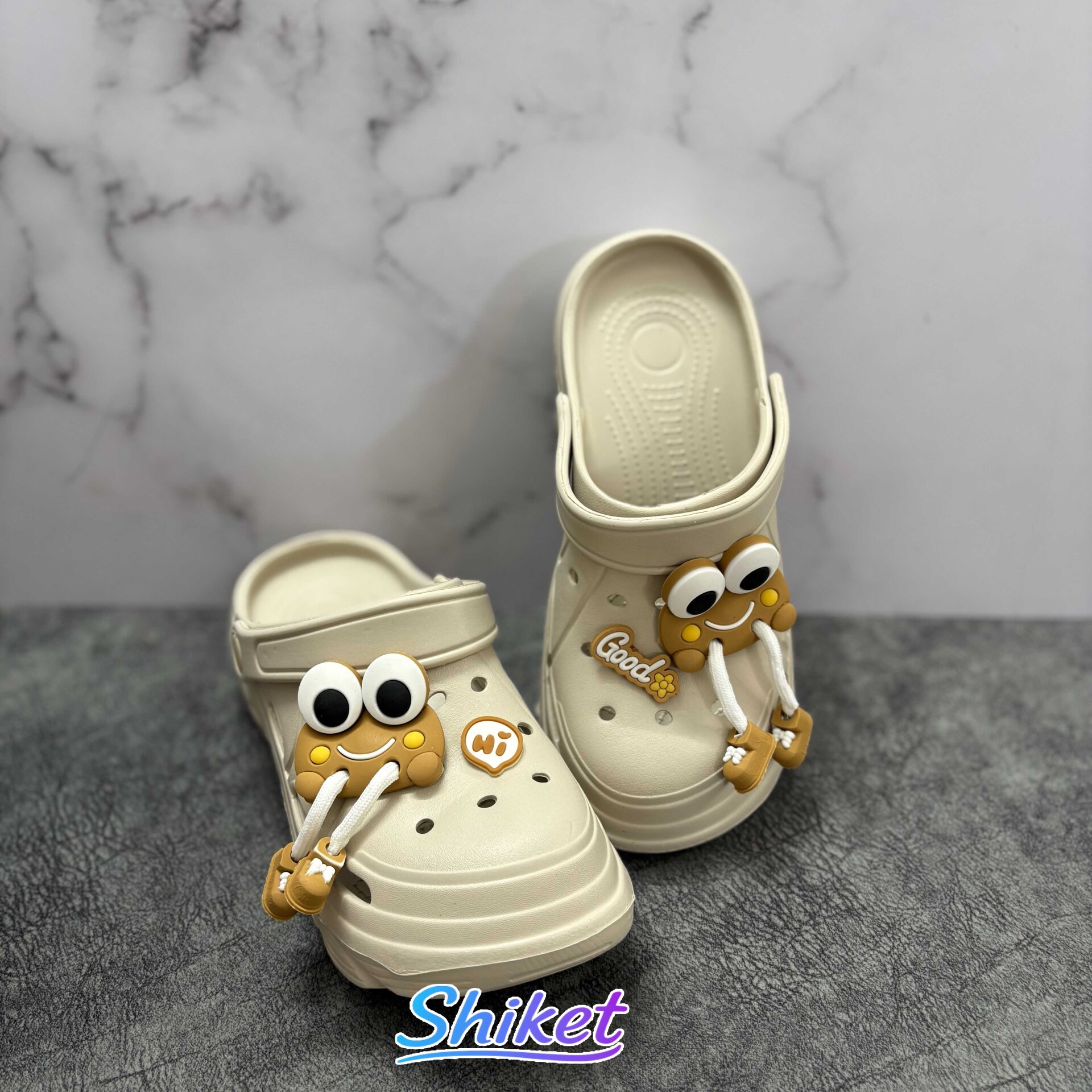  کراکس زنانه عروسکی مدل Good Face (رنگ نسکافه ای) 